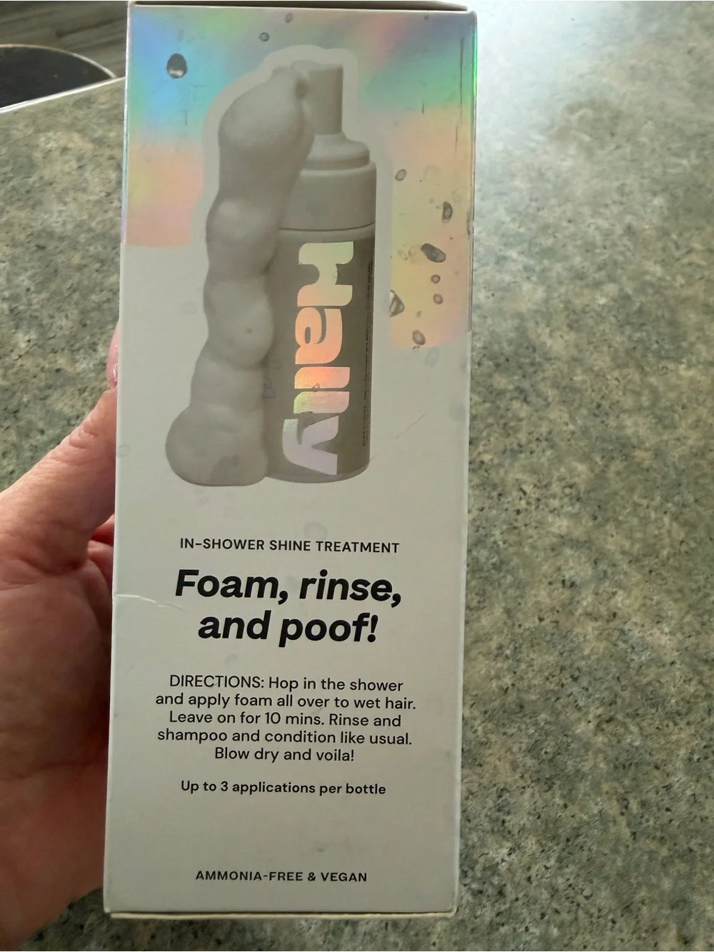 Hally Foamy Glazey Hair Gloss